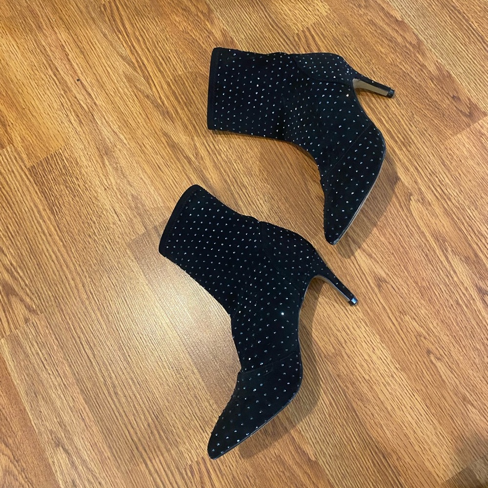 Charles David sparkly boots 6.5